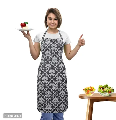 Oasis 100% Cotton Floral Printed Kitchen Aprons-80cm*65cm(Pack of 1)