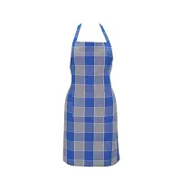 Oasis 100% Cotton Woven Big Checkerd Kitchen Aprons(Pack of 1)(Size:80*65 CM)-thumb3