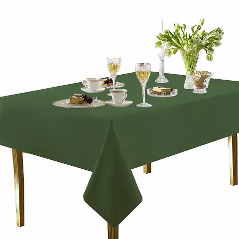 Essential Cotton Solid Table Cloth - 2 Seater