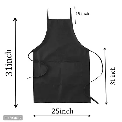 Oasis 100% Cotton Woven Striped Kitchen Aprons(Pack of 1)(Size:80*65 CM)-thumb3