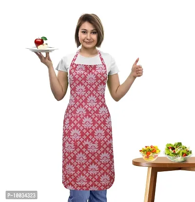 Oasis 100% Cotton Floral Printed Kitchen Aprons-80cm*65cm(Pack of 1)