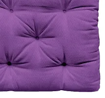 Oasis Home Collections Cotton Box Cushion - 16 x 16 - Purple-thumb1