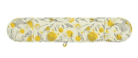 Oasis Home Collection Cotton Quilt Printed Oven Double Glove - Pack of 1 (Yellow)-thumb2