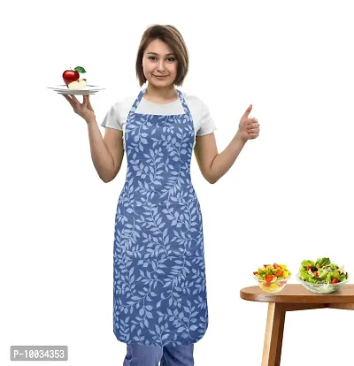 Oasis 100% Cotton Floral Printed Kitchen Aprons-80cm*65cm(Pack of 1)