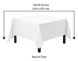 Oasis Home Collection Cotton YD Table Cloth -2 Seater (Small, Maroon Check)-thumb1