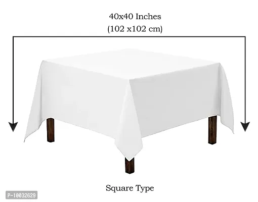 Oasis Home Collection Cotton YD Table Cloth -2 Seater (Small, Maroon Check)-thumb2