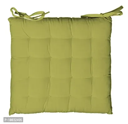 Oasis Home Collection 100% Cotton Shell with Cotton Filling Chair Cushion - Green