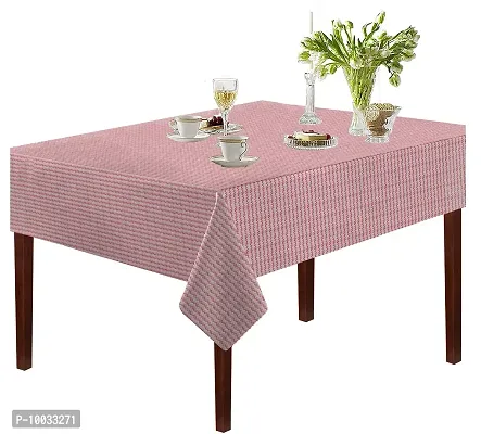 Oasis Home Collection Cotton YD Table Cloth - Red Chevron - 8 Seater (Pack of 1)