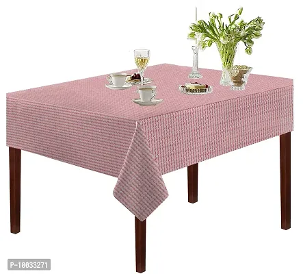 Oasis Home Collection Cotton YD Table Cloth - Red Chevron - 8 Seater (Pack of 1)-thumb0