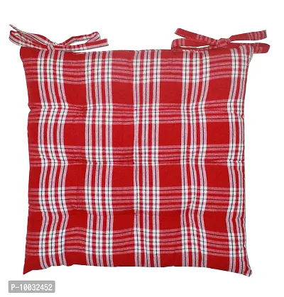 Oasis Home Collection Cotton YD Chair Cushion - Red-thumb0