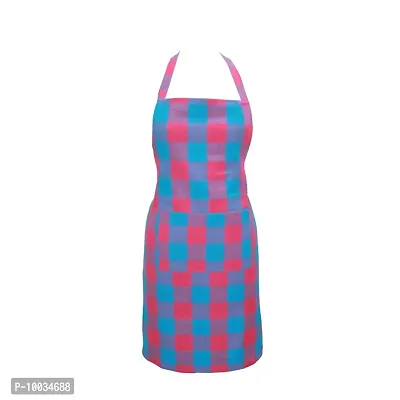 Oasis 100% Cotton Woven Big Checkerd Kitchen Aprons(Pack of 1)(Size:80*65 CM)-thumb4