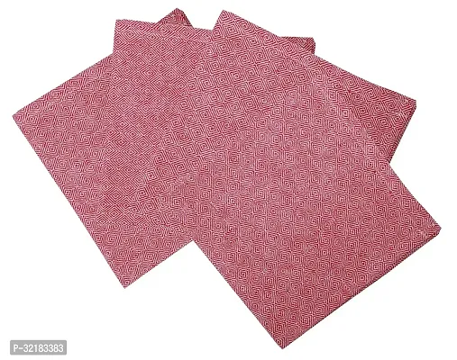 Oasis Home Collection Premium Qaulity Cotton Yarn Dyed Napkins - YD Red Diamond (Pack of 4) Size 16 in x 16 in