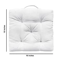 Oasis Home Collection Cotton Floor Cushion, 40 X 40 cm(Pack of 2)-thumb1