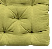 Oasis Home Collections Cotton Box Cushion (16" x 16", Green)-thumb1