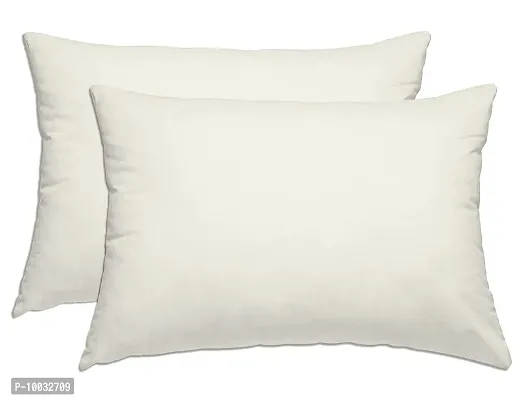 Oasis Pillows Pack of 2 Pcs - Premier Quality Conjugate Hollow Siliconized Polyester Filling- 40 X 60 cm- Off-White-thumb0