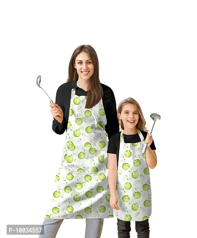 Oasis Home Collection Cotton Printed Parent and Kid Apron Combo set( 1 Parent Apron, 1 Kid Apron) - Pack of 1