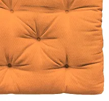 Oasis Home Collections Cotton Box Cushion - (16"" x 16"", Orange)-thumb1