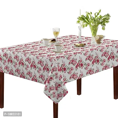 Oasis Home Collections Cotton Printed Table Cloth - 4 Seater - T Rose-thumb0