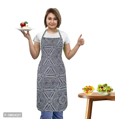 Oasis 100% Cotton Floral Printed Kitchen Aprons-80cm*65cm(Pack of 1)