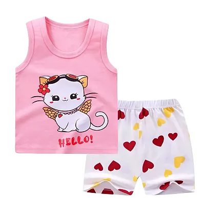 Kids Trendy Top and Bottom Clothing Sets for Girls