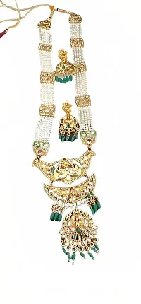 Stylish Fancy Brass Jewellery Set For Women-thumb1