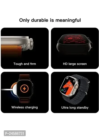 new arrival T800  ultra smartwatch with features like inbuilt games fitness notifications bluetooth calling water resistance and many more features-thumb2