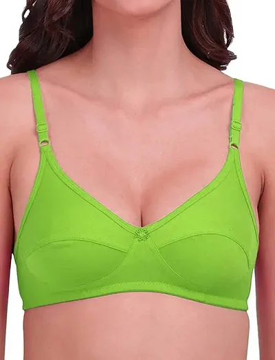 YATIKA Fashion Non-Padded Non-Wired Full Cup Cotton Bra for Women Daily use