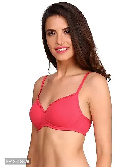 Fashion Frill Women's Bras Non-Padded Non-Wired Net Bra For Girls