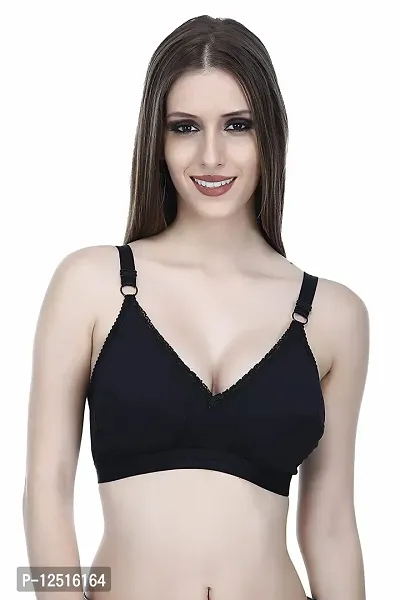 Buy INDOWEST Fashion Non Padded Seamless Cotton Bra, SMS Molded