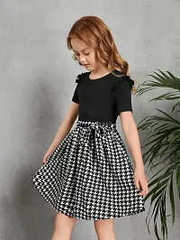 Casual Kids Dress Frocks for Baby Girl Knee Length Frock Sleeves  Round Neck-thumb4