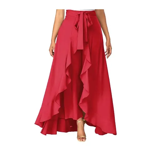 PaheliRani Women's Maxi Overlay Pant Skirt