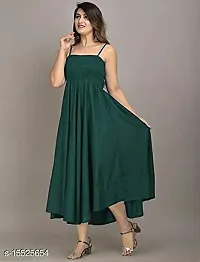 Classic Ankle Length Dress For Women-thumb1
