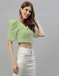 Classic  Lycra Crop Length Western Wear For Women-thumb4