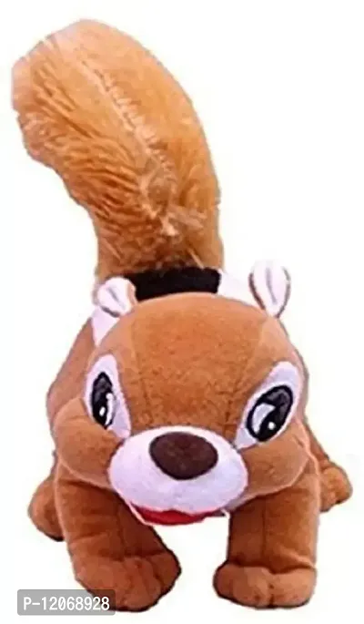 The Trends Light Brown Cute Little Stuffed Squirrel (22cm) Soft Pluse Toy for Kids/ Gift for Kid-thumb0