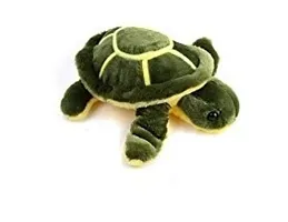 The Trends Green and Yellow Cute Small Plush Tortoise for Kids-thumb1