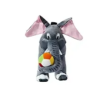 The Trends Grey Elephant with Ball in Trunk for Kids-thumb1