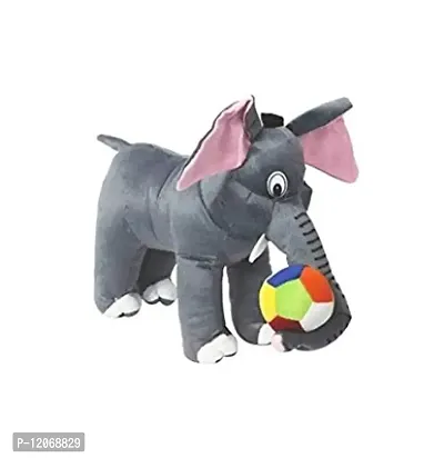 The Trends Grey Elephant with Ball in Trunk for Kids