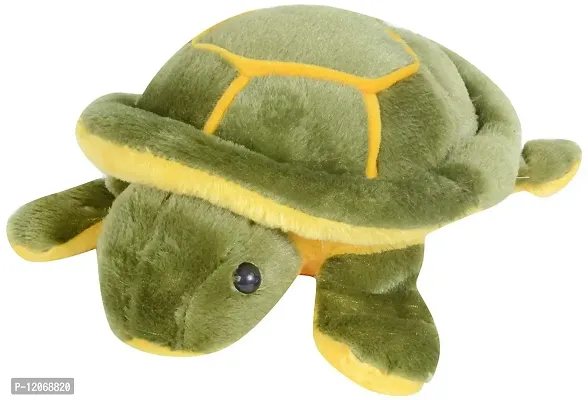 The Trends Green and Yellow Cute Small Plush Tortoise for Kids-thumb0