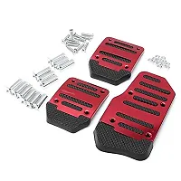 3 Pcs Non-Slip Manual CS-373 Car Pedals Kit Sports Pad Covers Set Compatible with Mahindra XUV-300 (Red) Visit the Oshotto Store-thumb3