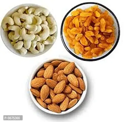 Combo Pack Cashew/Almonds/Raisins 750gm(250gm each)-thumb0