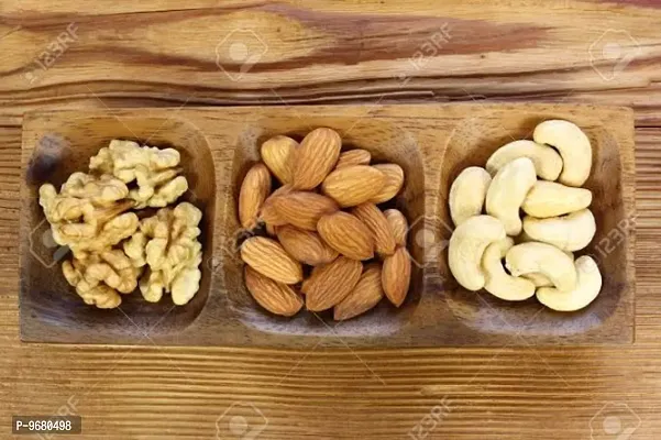 Walnut kernals/Almonds/Cashew(Kaju) 750gm(250gm each)