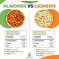 Combo Almonds  Cashews pack of 2(250gm each)500gm-thumb1