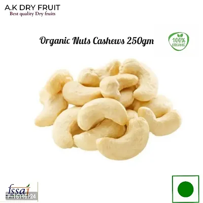 Organic Nuts Cashews 250gm