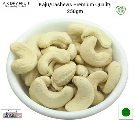100% Nautural Premium Cashews/Kaju 250gm