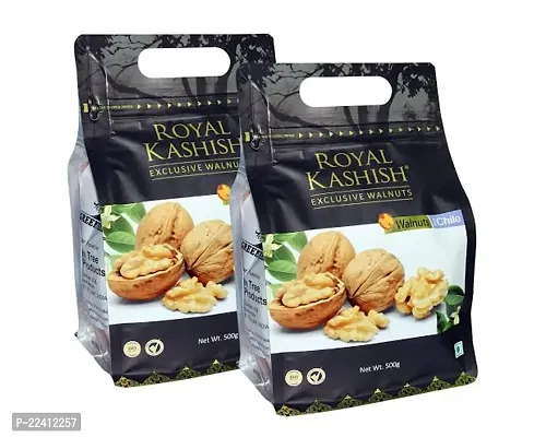 ROYAL KASHISH INSHELL PREMIUM WALNUT(AKHROT)1000gm Pack of 2(500g each)Kaagzi Akhrot-thumb0