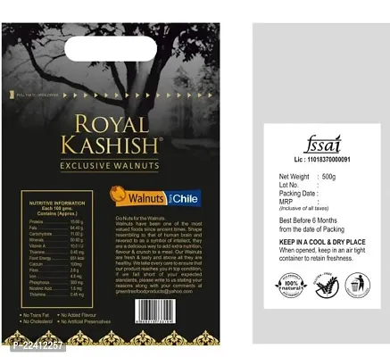 ROYAL KASHISH INSHELL PREMIUM WALNUT(AKHROT)1000gm Pack of 2(500g each)Kaagzi Akhrot-thumb2