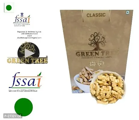 Green Tree Snow White Walnut Kernels, Walnut Without Shell/Akhrot Giri 250gm Pack