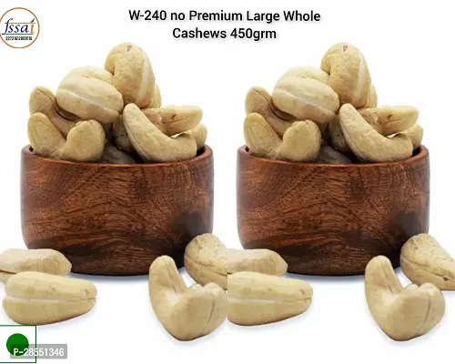 Cashews Nuts w-240 no Large Premium Quality 450grm Net Weight-thumb0