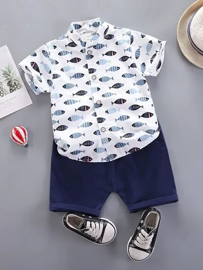 Blend Shirt And Shorts Set