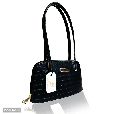 Stylish Solid PU Handbags With Sling Straps For Women-thumb0